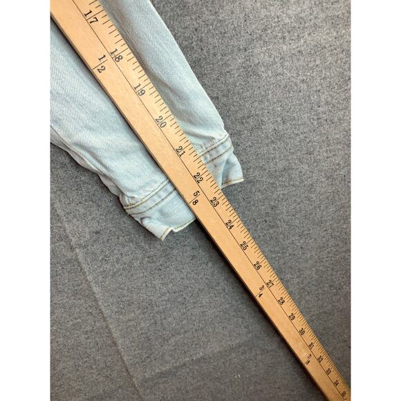 FOREVER 21 Denim Jacket Womens Medium Blue Jeans Button Up Jacket - Picture 7 of 7